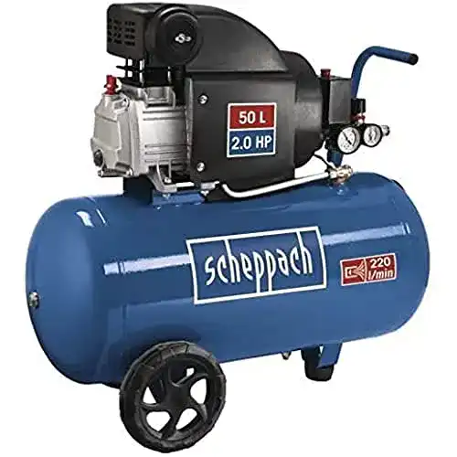 Scheppach HC54 Kompressor 50L mit 1500W Leistung für Druckluftanwendungen