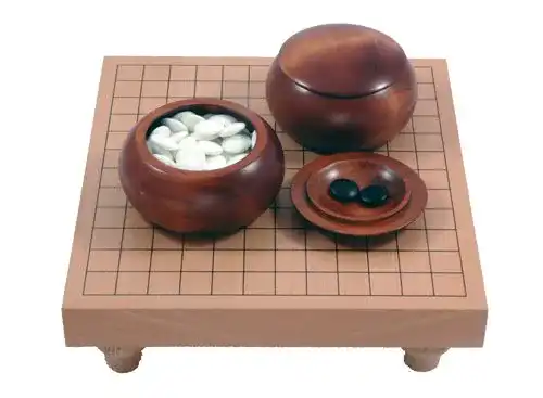 Go-Spiel Hebsacker Verlag, 13×13 Tisch-Set in Dunkel
