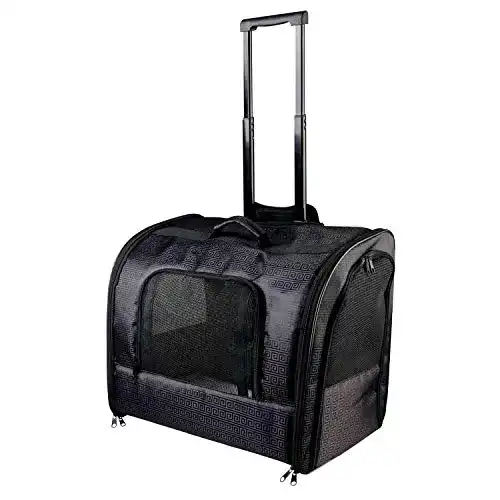Trixie Hundebox Trixie 2881 Trolley Elegance 45 x 41 x 31 cm schwarz