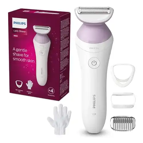 Intimrasierer für Damen Philips Lady Shaver Series 6000 kabellos