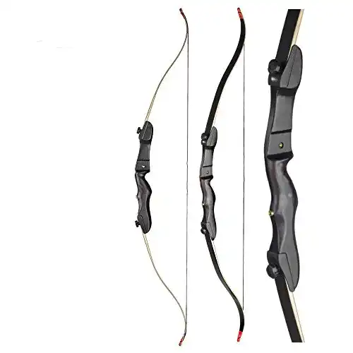 Reiterbogen Ragim Black LARP 68 Zoll 24 lbs Recurvebogen