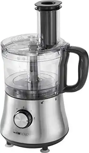 Clatronic Küchenmaschine 500 Watt mit 4 Geschwindigkeitsstufen und 1,5 Liter Mixbehälter