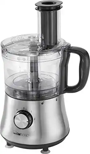 Clatronic Küchenmaschine 500 Watt mit 4 Geschwindigkeitsstufen und 1,5 Liter Mixbehälter