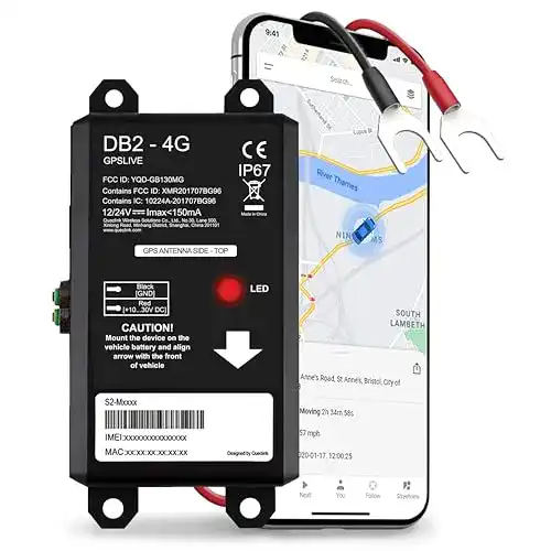 GPS Tracker Auto GPSLive DB2-4G für Motorräder und Wohnmobile