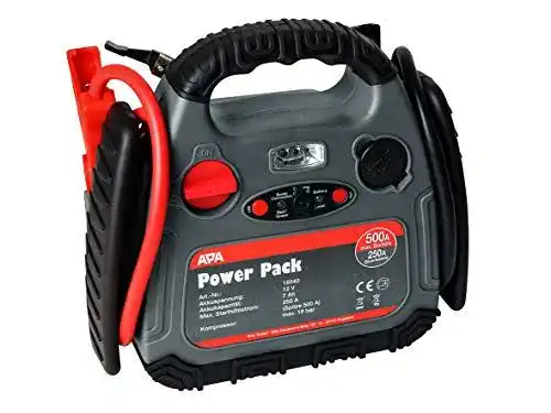 Starthilfe mit Kompressor Eufab APA 16540 Power Pack 12 V