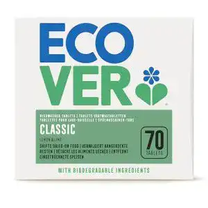 Ecover Spülmaschinentabs Classic mit Geschirrspülsalz und Klarspüler