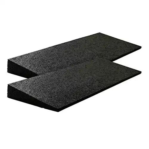 Rollstuhlrampe Szagato Bordsteinrampe aus Gummi 500x200x43 mm Set