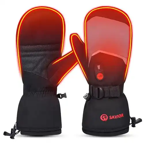 Beheizbare Skihandschuhe von Savior Heat für Skifahrer und Outdoor-Aktivitäten