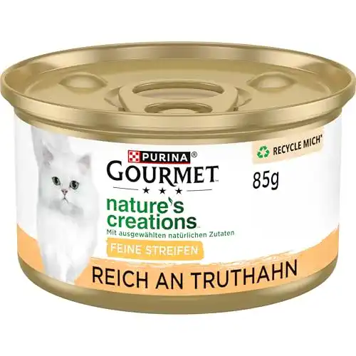 Purina Katzenfutter Gourmet Nature’s Creation Nassfutter mit Truthahn