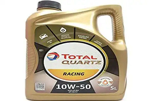 Motoröl 10W50 Total Quartz Racing 10 W-50, 5 Liter