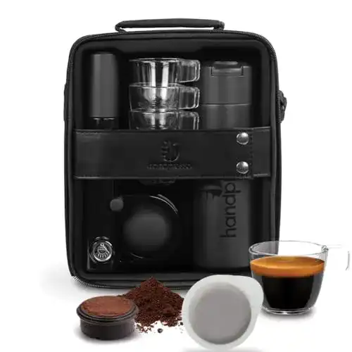 Tragbare Espressomaschine Handpresso 48241 Pump Set schwarz