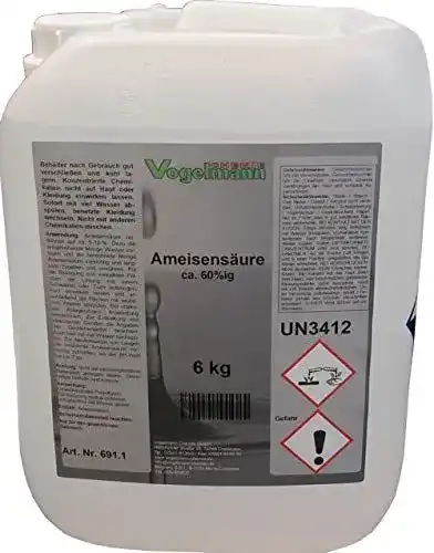 Ameisensäure Zequk 60% 6 kg – Chemikalien für die Landwirtschaft