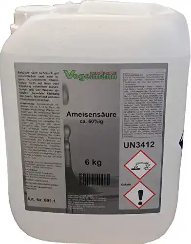 Ameisensäure Zequk 60% 6 kg – Chemikalien für die Landwirtschaft