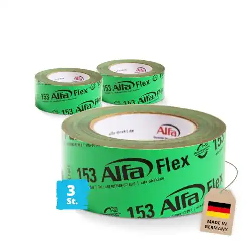 Klebeband Dampfsperre Alfa 3x Flexibles Hochleistungsklebeband 50 mm x 25 m
