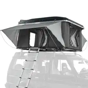 Dachzelt Prime Tech Nevada Hartschale schwarz/grau für Autos