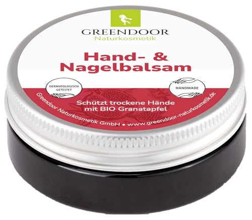 Handbalsam Greendoor für sehr trockene Haut mit Bio Granatapfel