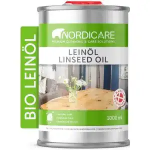 Leinölfirnis Nordicare Leinöl [1L] für Holzschutz und Pflege