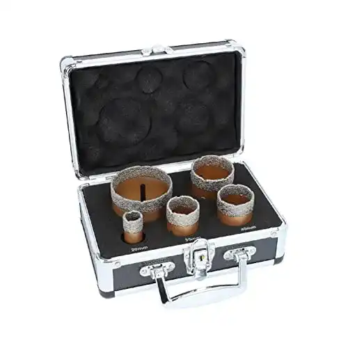 Diamantbohrkrone BTEC Set für Winkelschleifer mit M14 Aufnahme