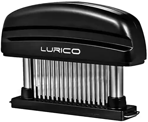 Fleischzartmacher Lurico – Fleischklopfer Meat Tenderizer mit 48 Klingen