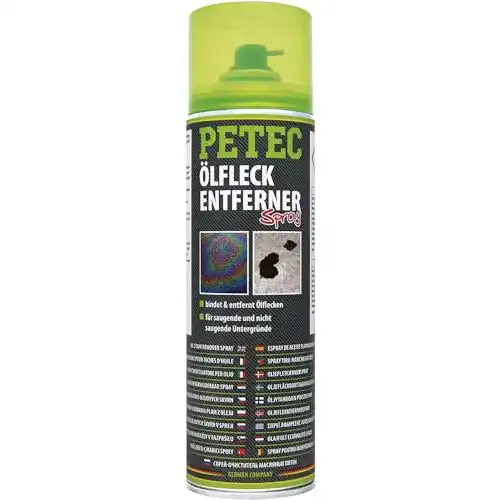 Ölfleckentferner PETEC Spray 500 ml für effektive Ölverschmutzungsbeseitigung