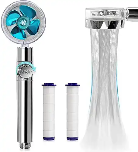 Pipihome Hochdruck-Wasserspardusche mit 360 Grad Duschkopf