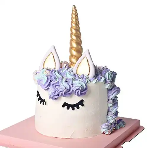 Einhorn Tortendeko Opret Gold Einhorn Kuchen Topper Set 5 Stück