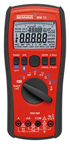Benning MM 12 True RMS Digital-Multimeter mit Logging-Funktion und Bluetooth