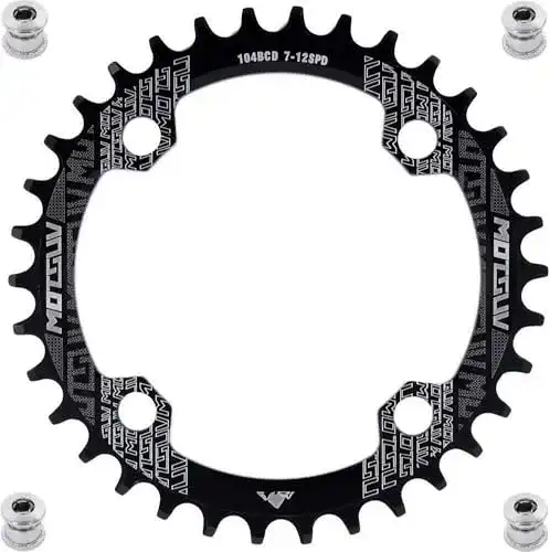 Kettenblatt Ybeki 104 BCD Narrow Wide 32-52T rund oval