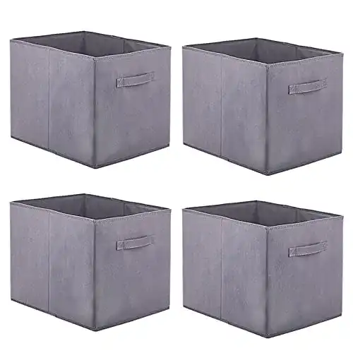 Faltbox Owelth 4 Stück Aufbewahrungsbox aus Stoff, 32x38x32 cm