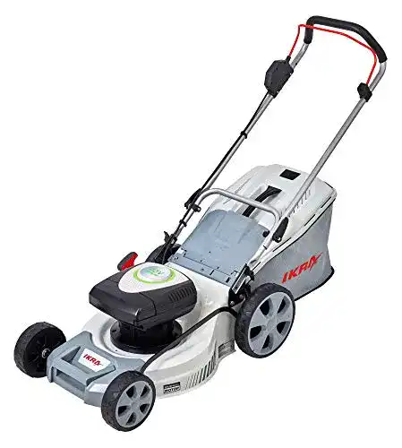 Akku-Rasenmäher mit Mulchfunktion von IKRA Modell IAM 40-4325