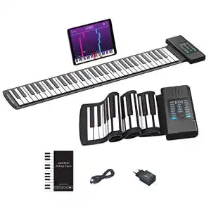 Oyayo Roll Up Piano Keyboard mit 61 Tasten und MIDI-Unterstützung