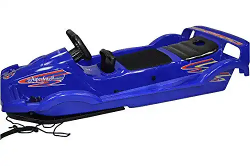 Alpengaudi Bob für zwei Personen – Double Race in Blau