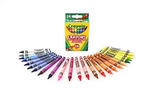 Wachsmalstifte von Crayola, 24 Stück für kreative Anwendungen