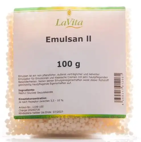 Emulgatoren Lavita Emulsan II 100 Gramm für stabile Emulsionen