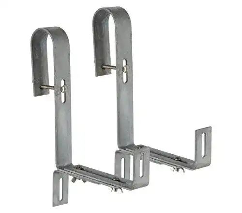 Blumenkastenhalter Dehner für Rohrgeländer, 2 Stück