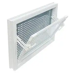 Kellerfenster Trobak weiß 80 x 40 cm mit Isolierglas 3.3