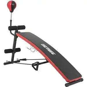 Sit-Up-Bank Gorilla Sports – Multifunktionale Trainingsbank, 7-fach verstellbar