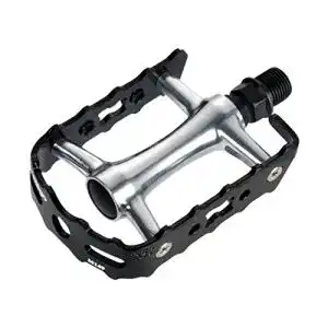 Wellgo Pedale PED/MTB149 Paar Pedal in Silber und Schwarz