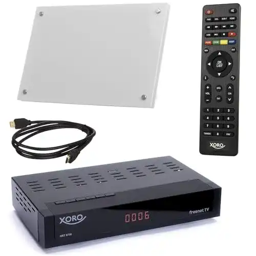 Xoro HRT 8730 KIT DVB-T2 Receiver mit 6 Monaten Freenet TV