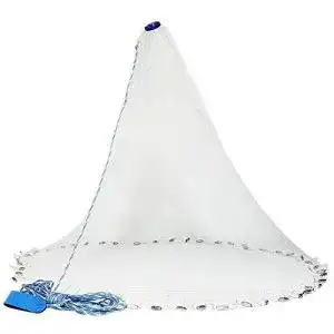 Wurfnetz Ouken aus Nylon für Angler Fischernetz und Cast Net
