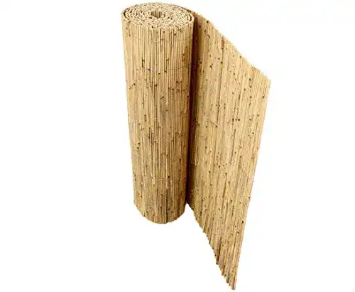 Schilfrohrmatte für Balkon und Garten Sichtschutz und Windschutz