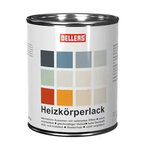 Heizkörperlack OELLERS, 1L, RAL 9010 Reinweiß, kreative Trends