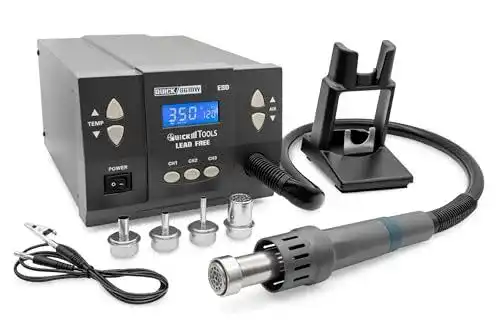 Heißluft-Lötstation Quick 861DW mit digitaler Temperaturregelung