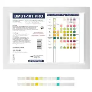 Ketonetest 25x Urin Teststreifen zur Analyse von 10 Gesundheitsparametern