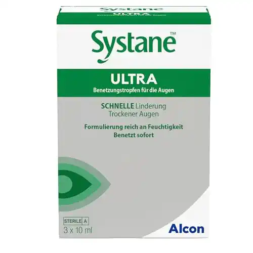 Augentropfen Systane ULTRA für trockene Augen, 3 x 10ml