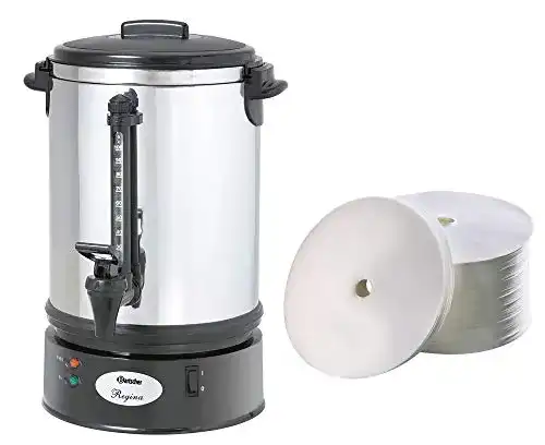 Bartscher Rundfilter Kaffeemaschine Regina Plus 90T mit 250 Rundfiltern
