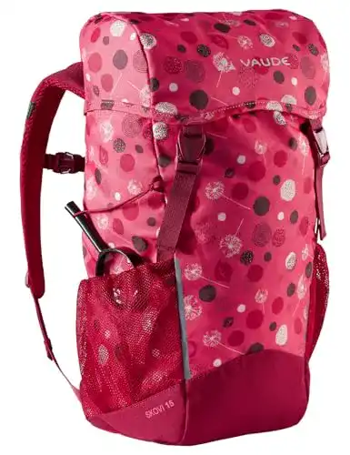 Schulrucksack Vaude 15479 Skovi 15, 15-19L, Pink und Cranberry