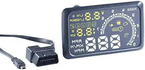 Head-up-Display Lescars HUD-55C für OBD2-Anschluss