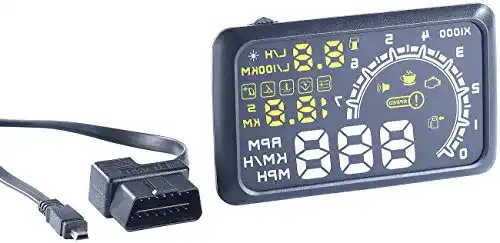 Head-up-Display Lescars HUD-55C für OBD2-Anschluss