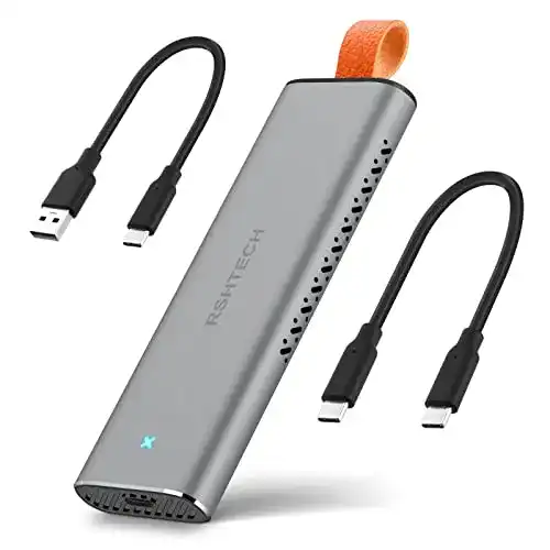 NVMe-USB-Adapter RSHTECH M.2 Gehäuse Aluminium USB 3.1/3.2